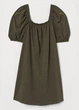 Сукня з бавовни H&M 895296001c67 2XL хакі (100013672) - зображення 1