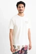 Футболка из хлопка relaxed C&A 2236132c61 XL белая (100013352) - изображение 1
