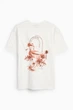Футболка из хлопка relaxed C&A 2236132c61 XL белая (100013352) - изображение 4