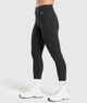 Спортивні легінси з бавовни Gymshark b6a7qc68 M чорні (100014272) - зображення 4