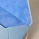 Конверт для грошей паперовий С6 з бархатною вставкою, серія Камео, колір Небесна блакить - зображення 2