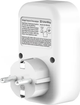 Реле напряжения ColorWay (16A/3680W) 150V-210V/230V-280V DS1 white (CW-VR16-01D) - изображение 6