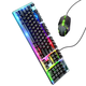 Клавиатура и мышь Hoco GM18 игровая подсвеченная для ПК и ноутбука с USB подключением и 104 клавишами - изображение 10