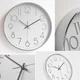 Настінний годинник безшумний Losso Premium Silver CW-30 - Білий - зображення 8