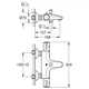 Grohe Grohtherm 800 Термостат для ванни, хром (34567000) - зображення 9