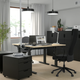 Офісне крісло MARKUS IKEA 702.611.50 Віслі темно-сірий - зображення 6