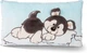 М'яка плюшева подушка Собака Хаскі NICI Husky Swante 45740 декоративна дитяча подушка обнімашка 43 × 25 см бірюзова (SKU-372) - зображення 1