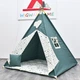 Велика Палатка-Вігвам WIGWAMHOME "Листочки" 150х150х200см евкаліпт - зображення 2