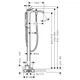Hansgrohe Vivenis Смеситель для ванны напольный, хром (75445000) - изображение 2