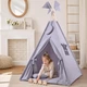 Палатка-Вігвам WIGWAMHOME Однотонний 110х110х180см сіра - зображення 1