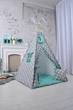 Палатка-Вігвам WIGWAMHOME Зірочки-пряники 110х110х180см м'ятна - зображення 3