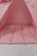 Палатка-Вигвам WIGWAMHOME Пудра з рюшами, Коврик Подушечками 110х110х180см пудрова - изображение 6