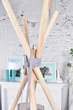 Палатка-Вігвам WIGWAMHOME Однотонний 110х110х180см сіра - зображення 12