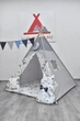 Велика Палатка-Вігвам для дітей WIGWAMHOME "Adventure" 150х150х200см, сіра - зображення 11