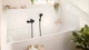 HANSGROHE Rebris S Смеситель для ванны, черный матовый (72440670) - изображение 2