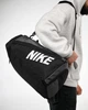 Спортивная сумка Nike ТР6702, черная с серым, дорожная сумка Nike, сумка для тренировок Nike - изображение 2