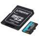 Карти пам'яті MicroSDXC 256GB UHS-I/U3 Class 10 Kingston Canvas Go! Plus R170/W90MB/s + SD-адаптер - изображение 3