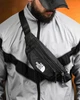 Бананка спортивна через плече TNF Oxford 600D чорна компактна - зображення 4