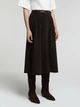 Юбка миди осенняя женская Colin's CL1075580DBR XS Dark Brown (8684112819723) - изображение 1