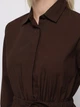 Платье-рубашка миди осеннее женское Colin's CL1075558BRW S Brown (8684112814636) - изображение 4