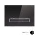 Комплект: Qtap Nest ST Інсталяція для унітазу 4в1( Клавіша лінійна Black glass 175х245х4mm) - изображение 4