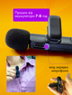 Микрофон беспроводной петличный для iphone и android с usb type-c и lightning двойная петличка Brillix ClearVoice WM-2X для блоггера записи видео блогов интервью Plug&Play 2 шт в комплекте - изображение 8