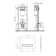 Комплект: Qtap Nest ST Інсталяція для унітазу 4в1( Клавіша лінійна Black glass 175х245х4mm) - изображение 9