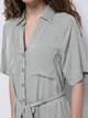 Платье-рубашка миди летнее женское Colin's CL1073826MGR S Mint Green (8684112629841) - изображение 4