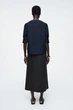 Блуза жіноча COS voluminous boat-neck cotton blouse 1274060002 Eur 32 Синій - изображение 4