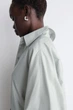 Сорочка жіноча COS rounded pima cotton shirt 1290607005 Eur 38 Світлий зелений - изображение 4