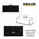 Полновстраиваемая вытяжка WEILOR LUNA WBG 59 BLACK SILENCE - изображение 15