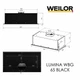 Полновстраиваемая вытяжка WEILOR LUNA WBG 55 BLACK - изображение 15