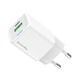 Мережевий зарядний пристрій ColorWay CWCHS062PDWT GaN Mini 20W PD Port PPS USB (Type-C PD + USB QC4.0) White - зображення 2