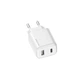 Мережевий зарядний пристрій Grand-X CH890 Fast Charge (1хUSB, 1хTypeC, 20 White - зображення 2