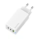 Мережевий зарядний пристрій ColorWay CWCHS058PDWT GaN Mini 65W PD Port PPS USB (USB-2C1A) White - зображення 3