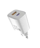 Мережевий зарядний пристрій Sigma mobile PS3301 X-power 33 W GaN, PD, QC (1xUSB-C + 1xUSB-A) White - зображення 5