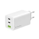 Сетевое зарядное устройство ColorWay CWCHS061PDWT GaN Mini 100W PD Port PPS USB (USB-2C1A) White - изображение 2