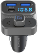 FM-модулятор/дисплей 36W USB-A/USB-C PD+QC3.0 Proove Luxor SE gray (FMLX20120003) UA - зображення 2