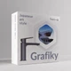 GRAFIKY смеситель для биде, хром, 35 мм - изображение 3