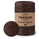 Premium Yarn Raffia Organic, Красное дерево №22 - летняя пряжа Рафия Органик для вязания сумок, шляп, корзин, декора, 150г/230м - изображение 1