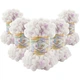 Упаковка Alize Puffy Color, №6470, 5шт - плюшева пряжа з готовими петлями для в'язання руками 100г / 9 м - для пледів, аксесуарів - зображення 1