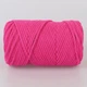 YarnArt Macrame Cord 3mm, Малина №803 - трикотажный шнур 250 г / 85 м для вязания сумок, игрушек, ковриков, макраме, толстая пряжа - изображение 3