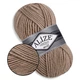 Alize Super Lana Maxi, Норка №541 - толстая полушерстяная пряжа 100 г / 100 м, 25% шерсть / 75% акрил, для объемных изделий, СуперЛана Макси - изображение 1
