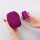 Пряжа з Норки, Марсаловий №854, 50 г/350 м, з додатковою ниткою для в'язання - зображення 2