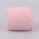 Пряжа из Норки, Нежно-розовый №837, 50 г/350 м, с дополнительной нитью для вязания - изображение 3