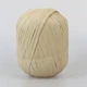 Пряжа FibraNatura Raffia Chunky, Бежевый №114-16, пряжа для сумок. Целлюлоза, 100г 120м, рафия. - изображение 3