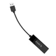 Зовнішня мережева карта Orico UTJ-U3 1 Gigabit USB-A 3.0 Black (6942227180636) - зображення 2