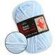 Плюшева пряжа Premium Yarn Baby Love (Бебі Лав) Світло-голубой №306 - плюш для амігурумі, іграшок, маленький моточок 50г/60м - зображення 1