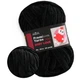 Пряжа плюшевая Premium Yarn Baby Love (Беби Лав) Черный №311 - плюш для амигуруми, игрушек, маленький моточек 50г/60м - изображение 1