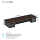 Столик для ноутбука/монитора Officepro MR161DW Dark Wood/Black - изображение 10